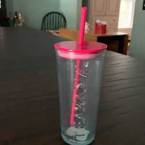 Teavana glass 16 oz tumbler